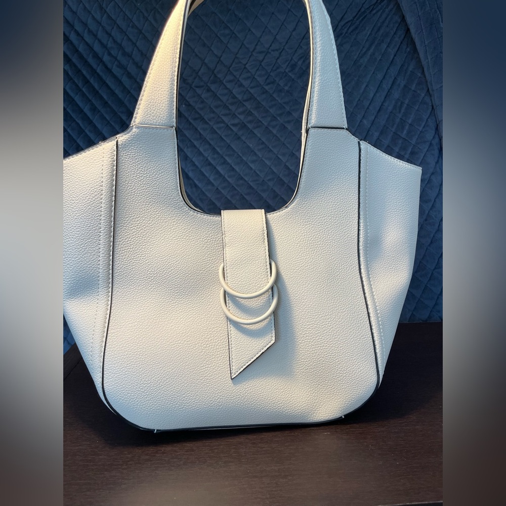 Kate Landry Cream Shoulder Bag